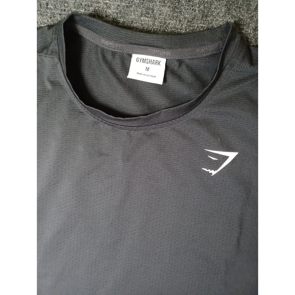 Gymshark Shirt Mens Medium Black Tank Top Sleeveless Athletic Gym Workout